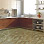 9003 Мрамор атлантический кремовый фото на кухне